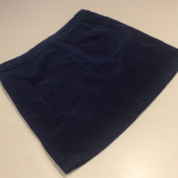 Corduroy Navy Skirt XL - Picture 1 of 4